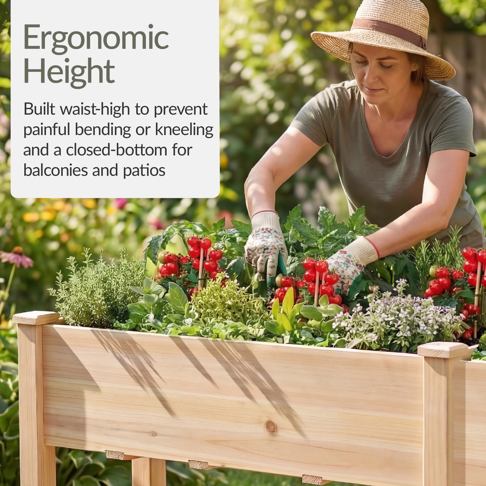 Amazon.com: Best Choice Products 72x24x30in Raised Garden Bed